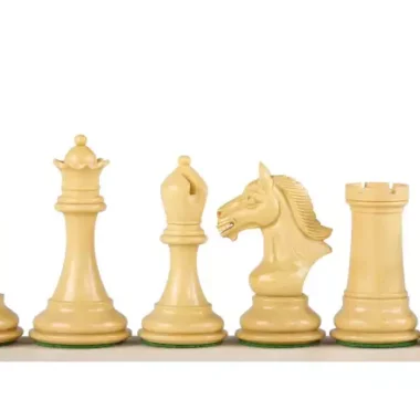 Pieces Echecs Staunton en Bois d'Acacia Indien et Buis