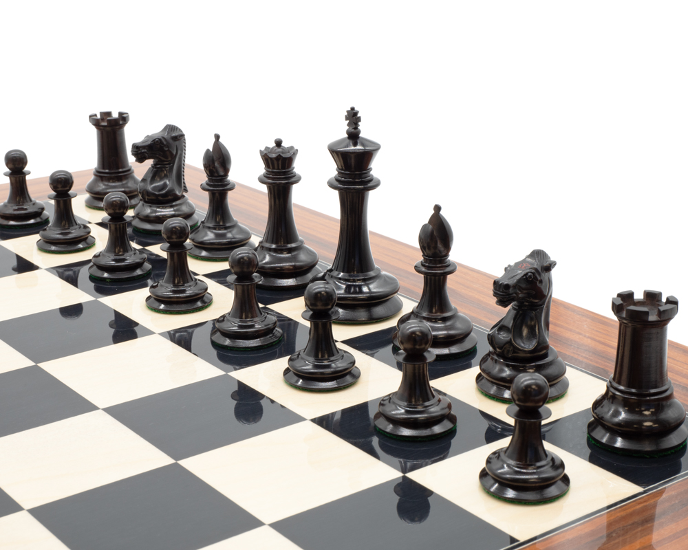 Juego de Ajedrez de Lujo con Caja de Almacenamiento y Reloj - Imagen 4