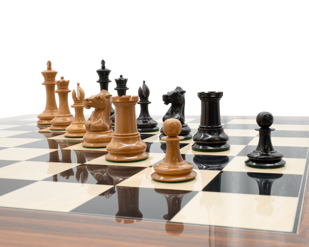 Juego de Ajedrez de Lujo con Caja de Almacenamiento y Reloj - Imagen 6