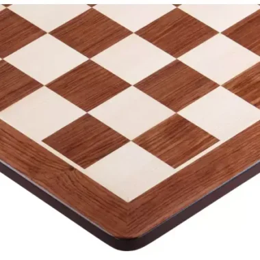 Ensemble de Pieces Echecs en Bois de Buis et Echiquier en Bois d'Érable et Padouk