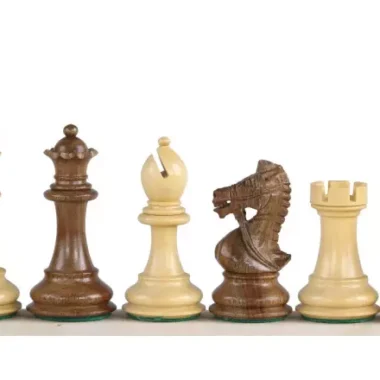 Pièces d'Échecs Staunton en Bois d'Acacia et Buis