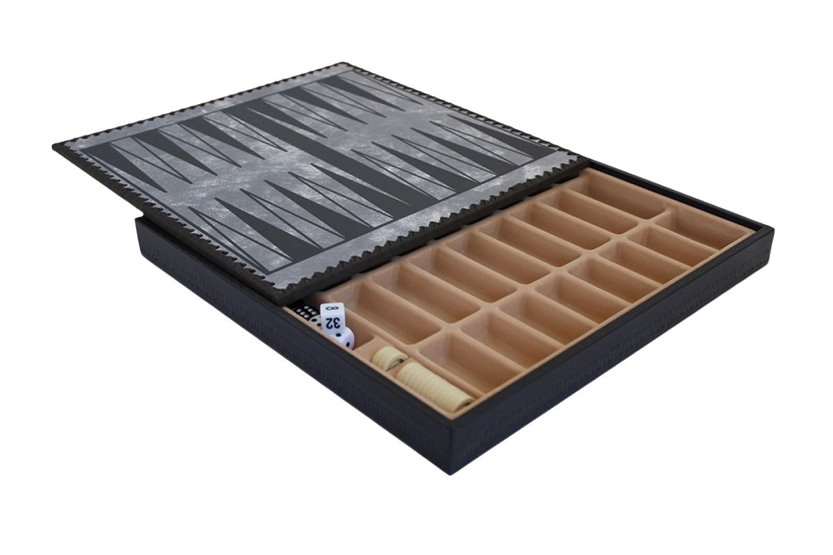 Conjunto de Ajedrez Rey Arturo en Resina y Tablero de Ajedrez en Similicuir con Compartimentos de Almacenamiento - Imagen 8