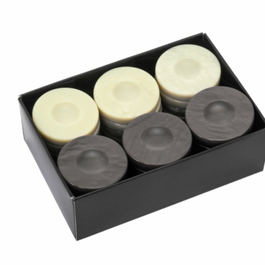Alternative view of Fichas de Backgammon en Galalithe - Set de 30 - 3 Colores
