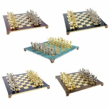 Conjunto de Juego de Ajedrez Arqueros Griegos