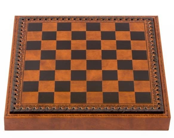 Conjunto de Juego de Ajedrez sobre el Tema de la Guerra de Troya - Piezas Pintadas a Mano y Tablero de Similicuir 48x48cm - Imagen 7