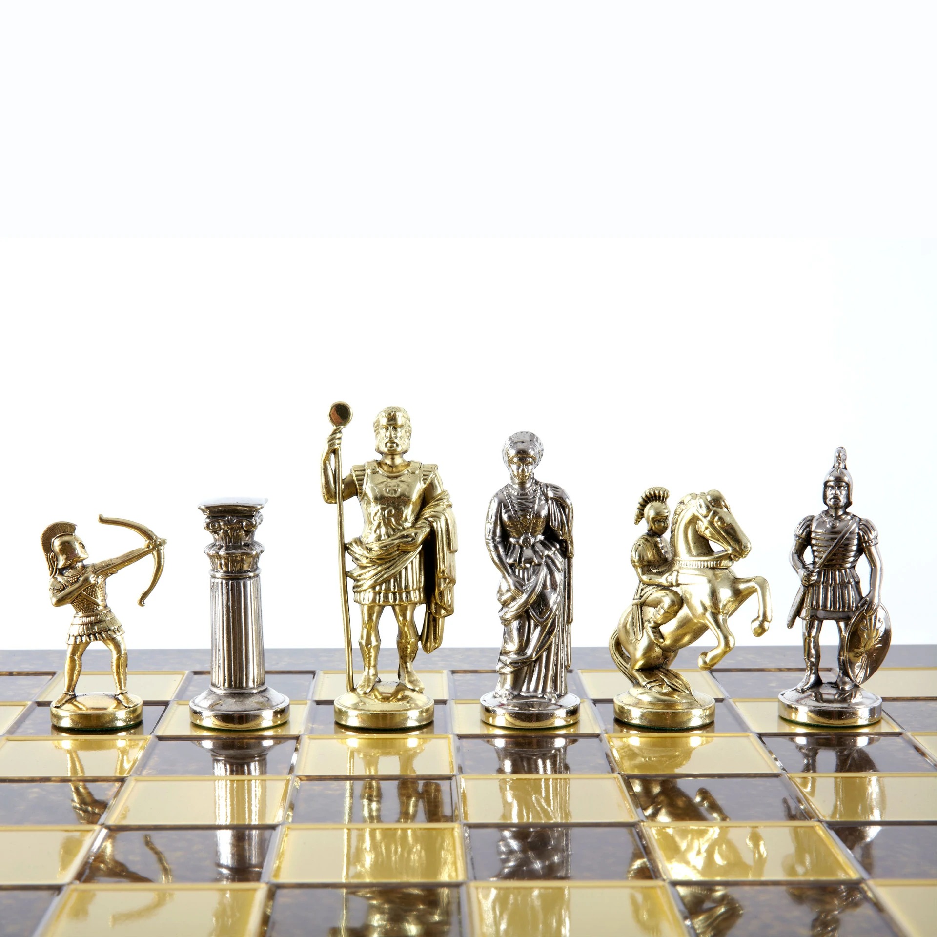 Conjunto de Juego de Ajedrez Arqueros Griegos - Imagen 9