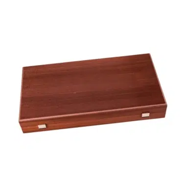 Backgammon en Bois d'Acajou et Flèches Vertes