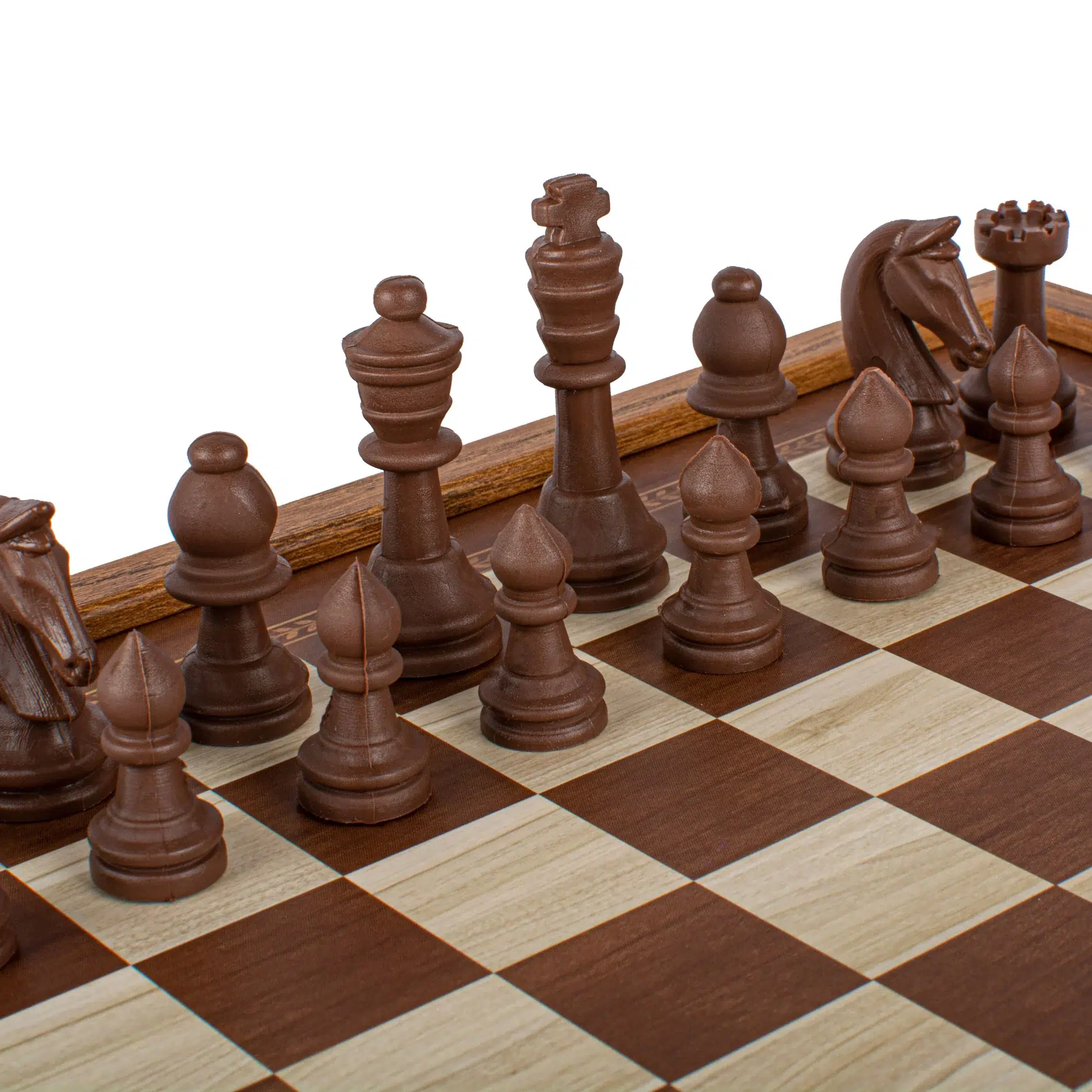 Ensemble de Jeux Classique 2-en-1 : Échecs et Backgammon