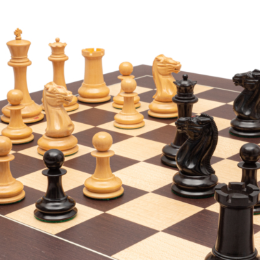 Jeu d’Échecs de Luxe JJ Cooke – Ébène & Wengé