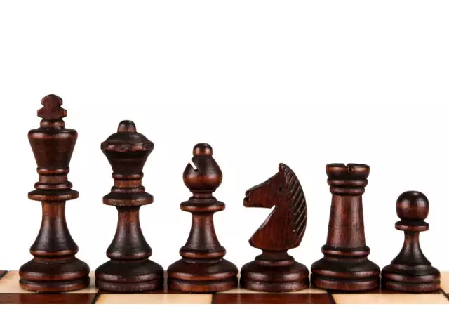 Juego de ajedrez magnético 35 x 35 cm – Tablero magnético de madera con piezas Staunton