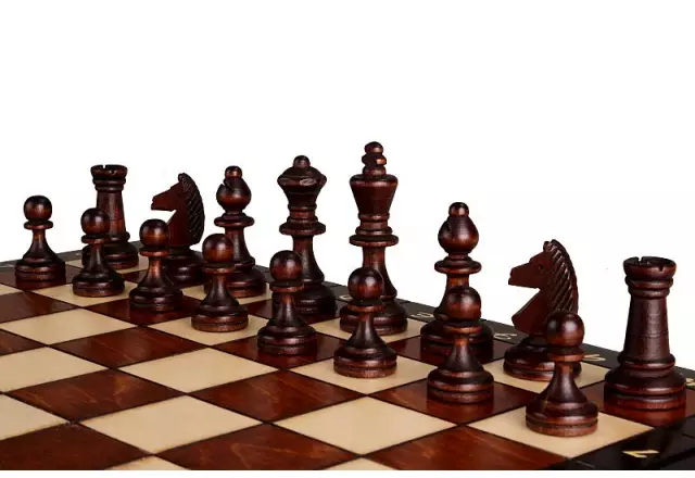 Juego de ajedrez magnético 35 x 35 cm – Tablero magnético de madera con piezas Staunton