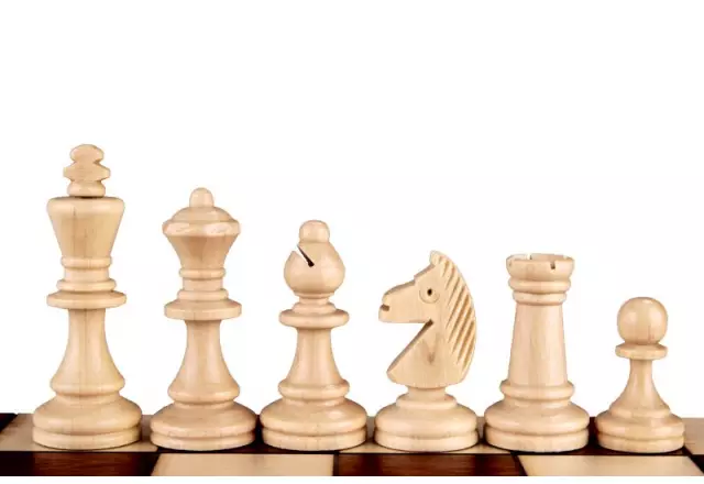 Juego de ajedrez magnético 35 x 35 cm – Tablero magnético de madera con piezas Staunton