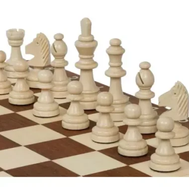 Juego de Ajedrez Magnético de Viaje 28x28 cm – Marquetado y Plegable con Piezas Imantadas