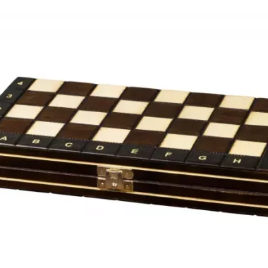 Juego de Ajedrez Magnético de Viaje de Madera 27 x 27 cm