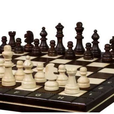 Juego de Ajedrez Magnético de Viaje de Madera 27 x 27 cm