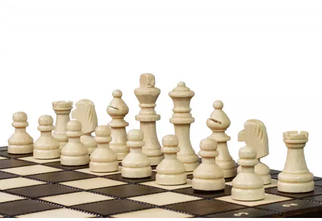 Juego de Ajedrez Magnético de Viaje de Madera 27 x 27 cm