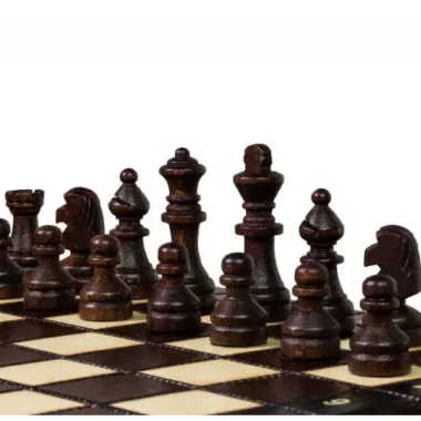 Juego de Ajedrez Magnético de Viaje de Madera 27 x 27 cm