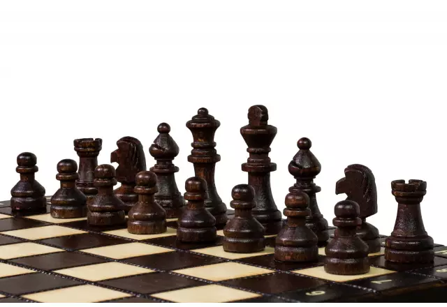 Juego de Ajedrez Magnético de Viaje de Madera 27 x 27 cm