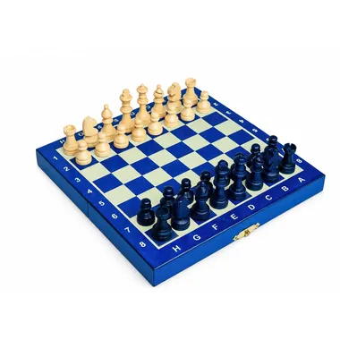 Pequeño juego de ajedrez plegable de 20 × 20 cm y piezas Staunton con almacenamiento