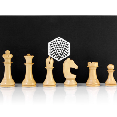 Ensemble d’échecs Championnat du Monde avec horloge et coffret en bois