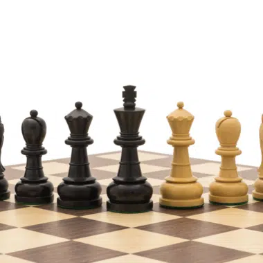 Ensemble d’échecs Emerald avec échiquier pliant