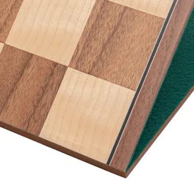 Ensemble d’échecs pliant Conquest en Noyer et Noir