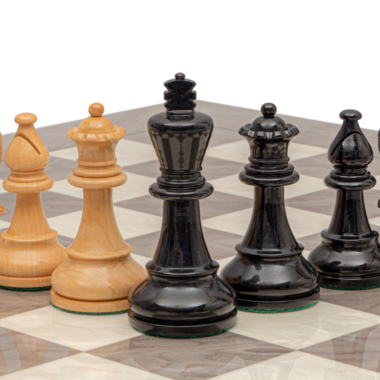 Ensemble d’Échecs Atlantic en Ébène et Frêne Bouleau