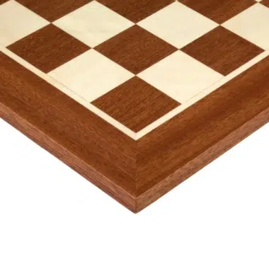 Tablero de ajedrez de madera incrustada de 40 cm con acabado elegante - Le Palais Des Echecs