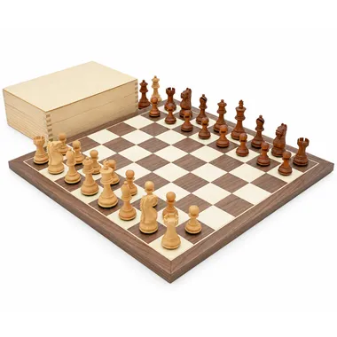 Juego de ajedrez Fierce Knight Torneo Premium con tablero de ajedrez de madera - Le Palais Des Echecs