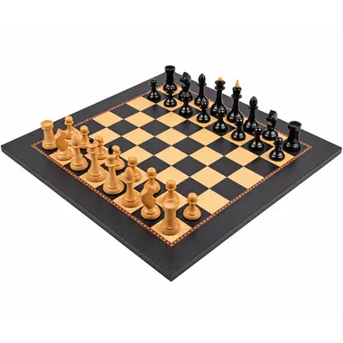 Juego de ajedrez oficial con piezas de madera en posición inicial - Le Palais Des Echecs