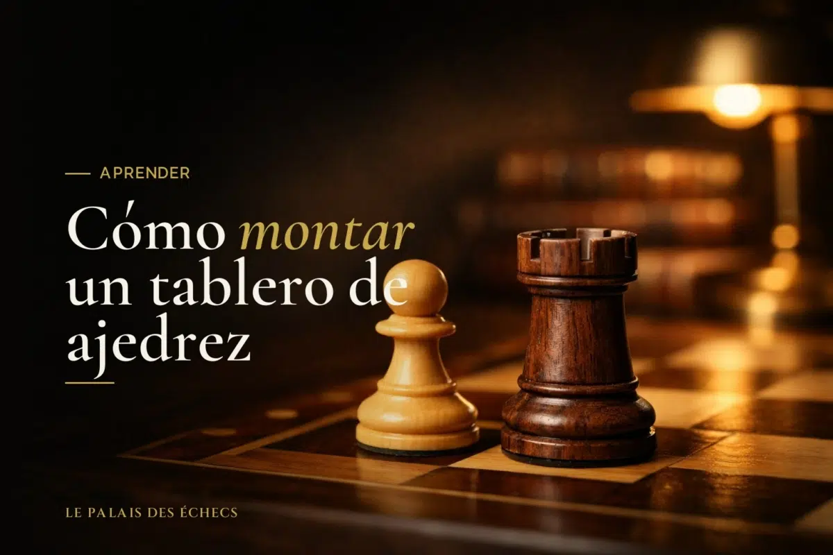 Cómo montar un tablero de ajedrez