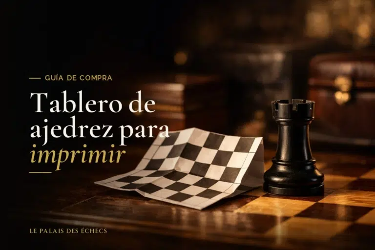 Tablero de ajedrez para imprimir