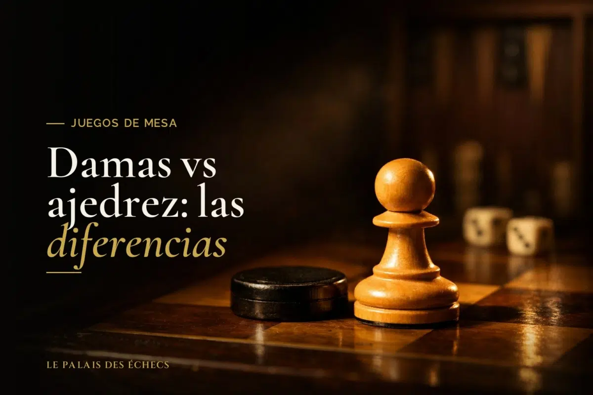 Damas vs ajedrez: las diferencias