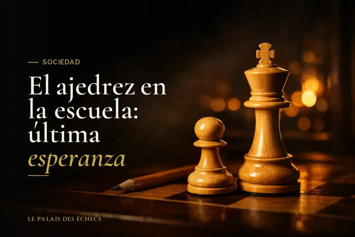 El ajedrez en la escuela: última esperanza
