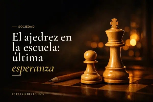 El ajedrez en la escuela: última esperanza