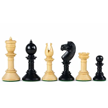 Juego de ajedrez en madera con piezas negras y claras, diseño clásico 10,5 cm - Le Palais Des Echecs