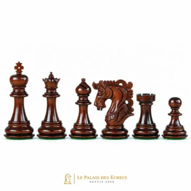 Piezas de ajedrez Staunton completamente en madera negra, diseño tradicional y sofisticado