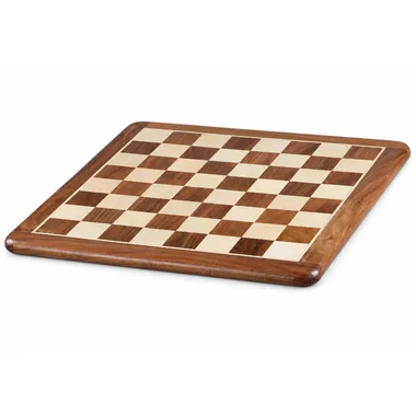Tablero de ajedrez en madera maciza con motivos de casillas - Le Palais Des Echecs