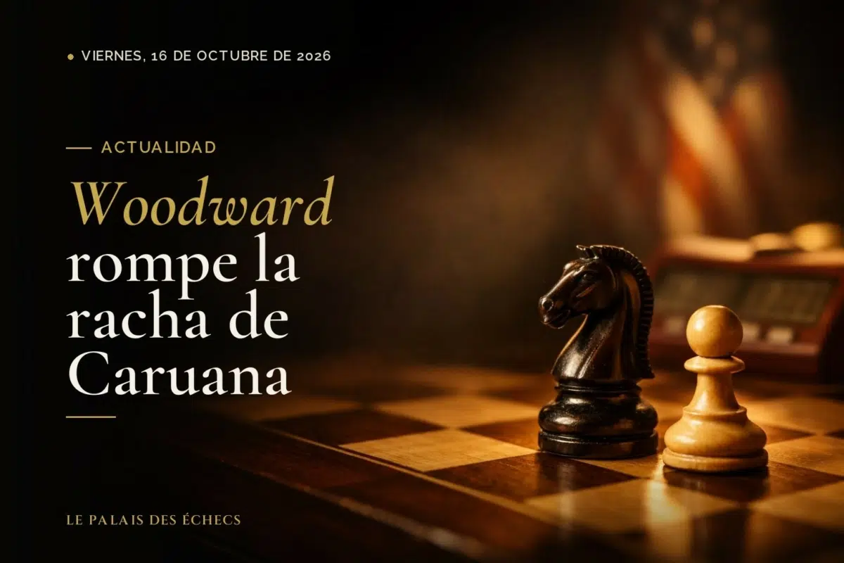 Woodward rompe la racha de Caruana